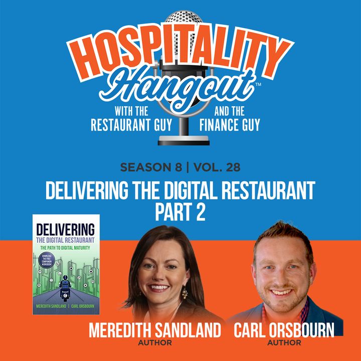 Meredith Sandland and Carl Orsbourn FRO THE HOSPITALITY HANGOUT PODCAST
