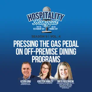 Kevin King, the President of Donatos Pizza,Kristen Hawley, the Founder of Expedite & Brita Rosenheim, the Managing Partner of Vita Vera Ventures join Michael Schatzberg "The Restaurant Guy" and Jimmy Frischling "The Finance Guy" on the Hospitality Hangout