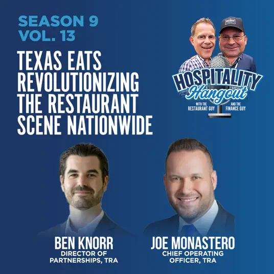 Ben Knorr and Joe Monastero from an episode of The Hospitality Hangout podcast
